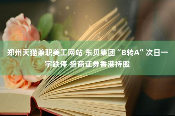 郑州天猫兼职美工网站 东贝集团“B转A”次日一字跌停 招商证券香港持股